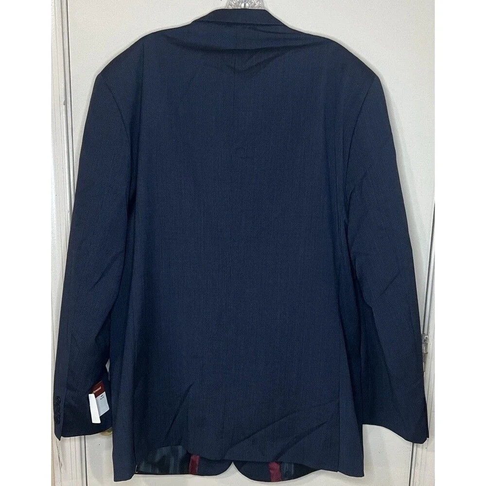 Blair Underwood Classic Navy Two-button Suit Jacket 50L 45W *Flaw*